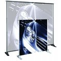 Testrite Visual Products Testrite Visual Products BN5-S Grand Format Banner Stands 48 in.-96 in. Large Banner Stand- Silver BN5-S